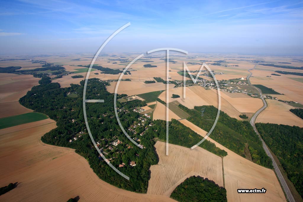 Photo arienne de Ferrires-Haut-Clocher (Bois Morin)