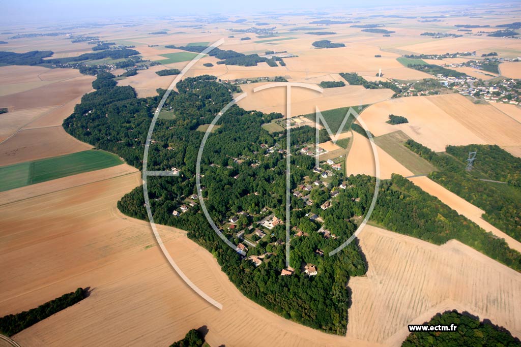 Photo arienne de Ferrires-Haut-Clocher (Bois Morin)
