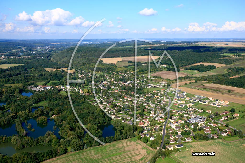 Photo arienne de Fontaine-Heudebourg