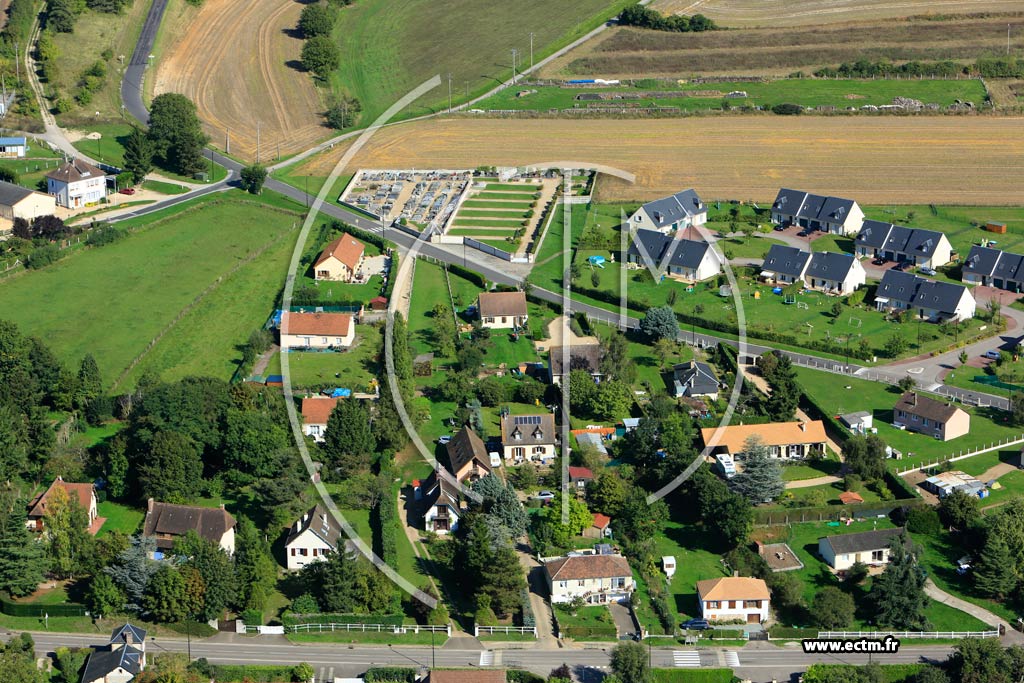 Photo arienne de Fontaine-Heudebourg