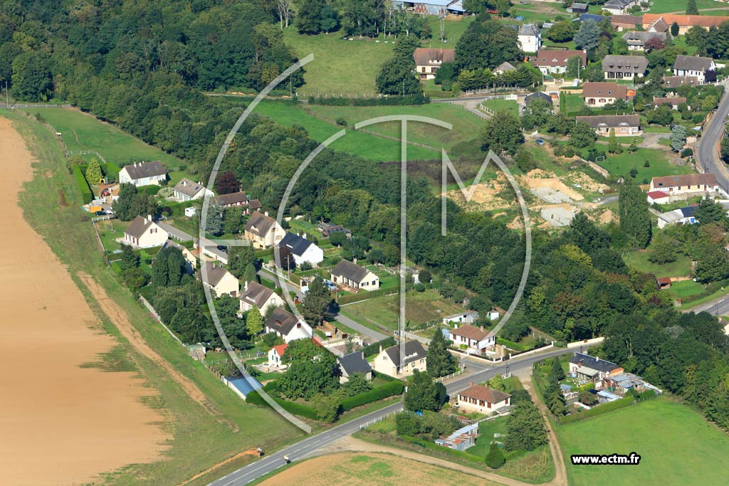 Photo arienne de Gauville-la-Campagne