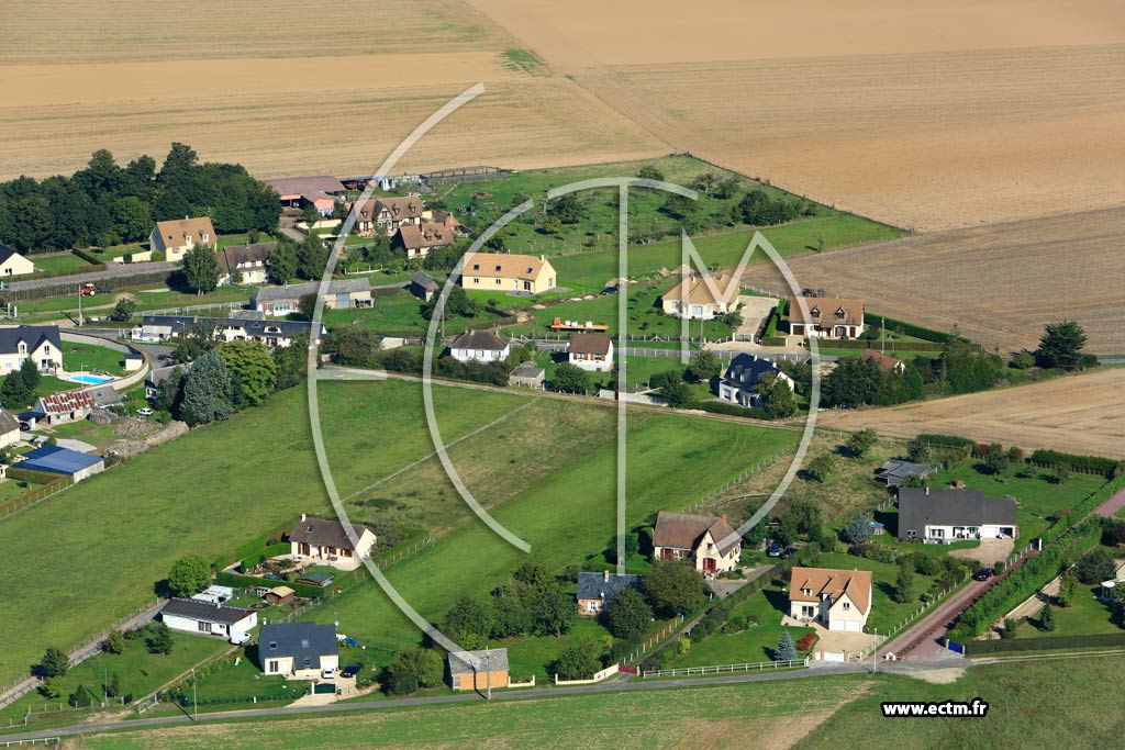 Photo arienne de Gauville-la-Campagne