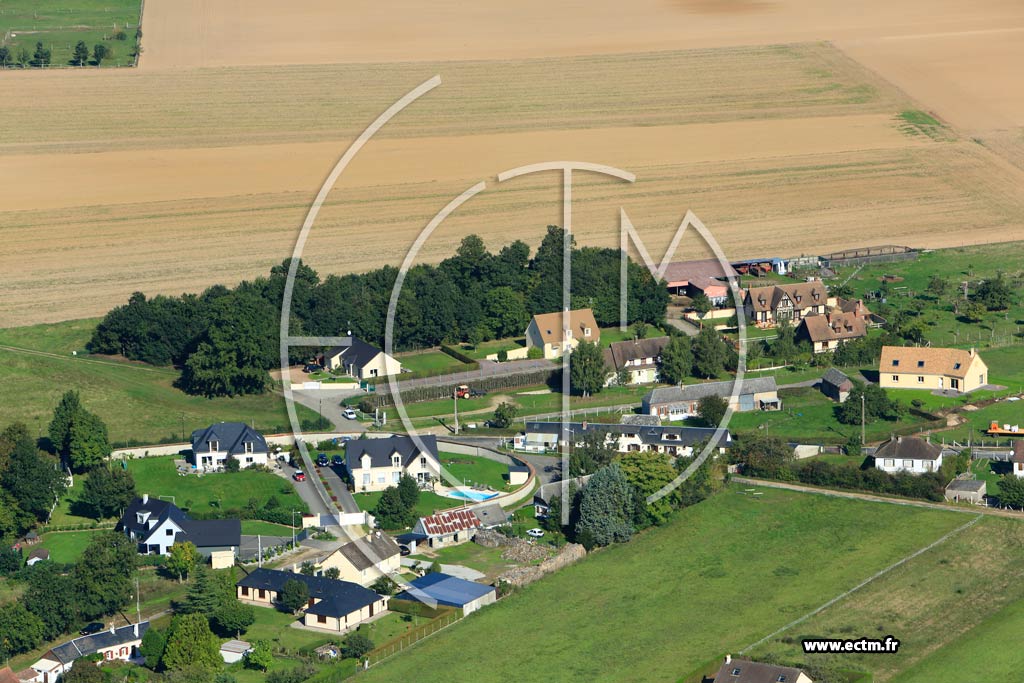 Photo arienne de Gauville-la-Campagne