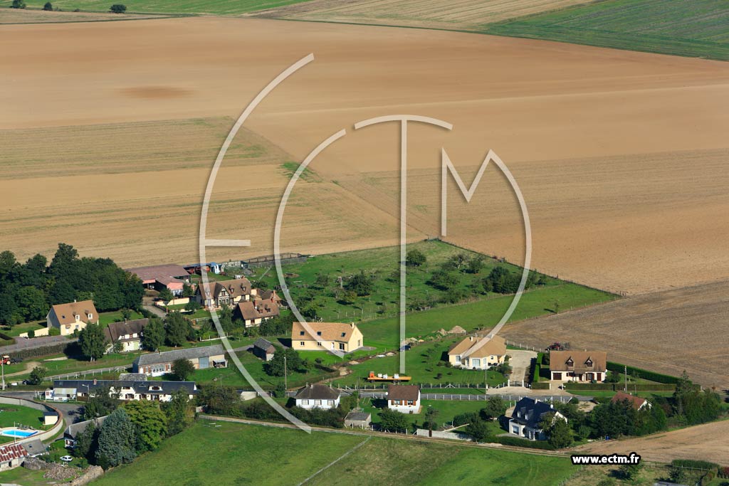 Photo arienne de Gauville-la-Campagne