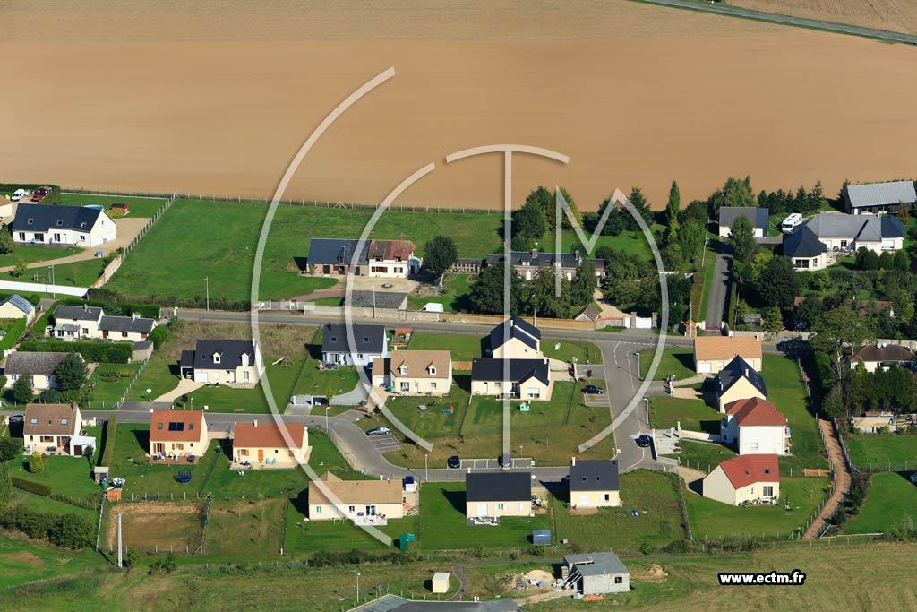 Photo arienne de Gauville-la-Campagne