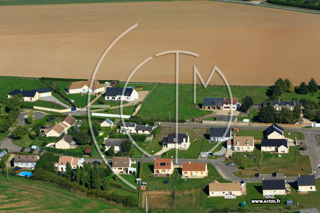 Photo arienne de Gauville-la-Campagne