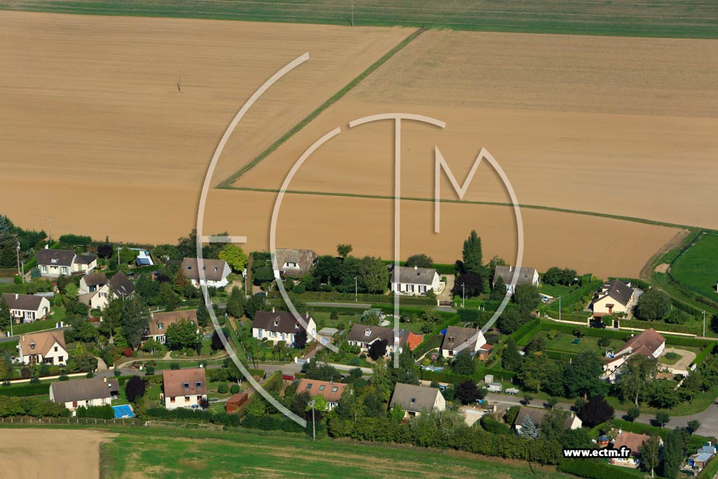 Photo arienne de Gauville-la-Campagne