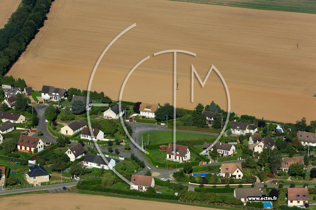 Photo arienne de Gauville-la-Campagne