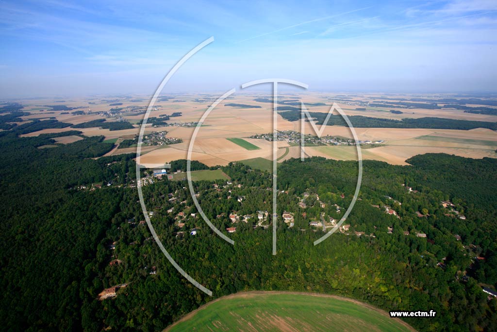 Photo arienne de Glisolles (Bois du Chne Sainte-Barbe)
