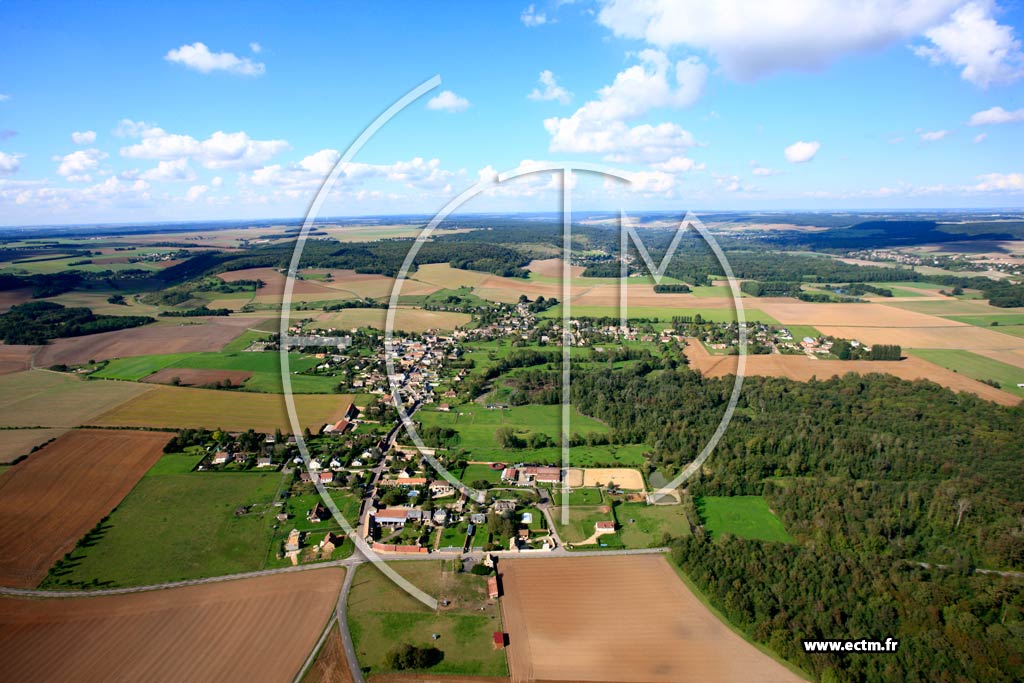 Photo arienne de Jouy-sur-Eure