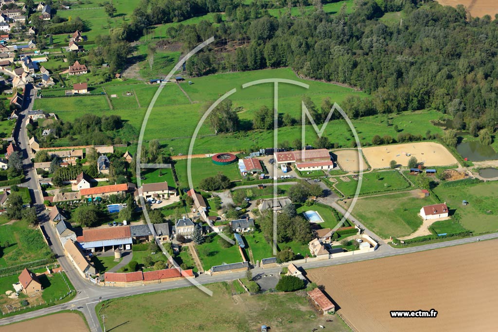 Photo arienne de Jouy-sur-Eure