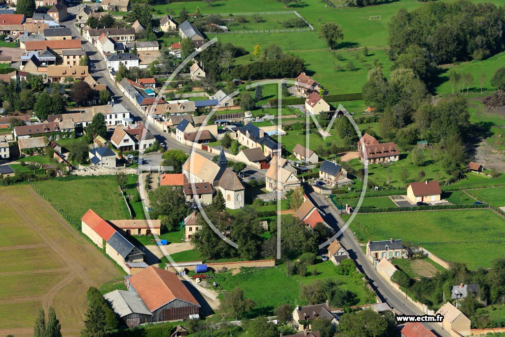 Photo arienne de Jouy-sur-Eure