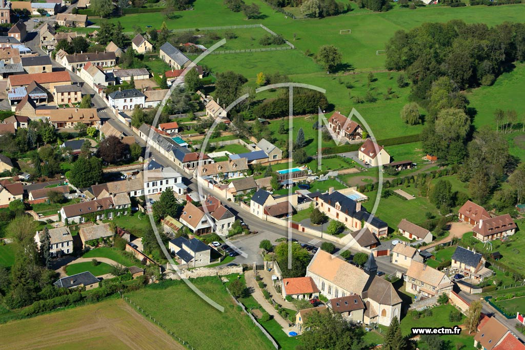 Photo arienne de Jouy-sur-Eure