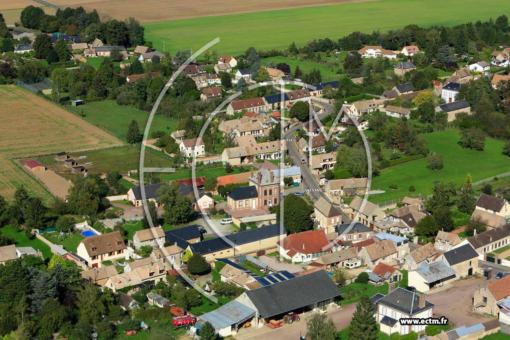 Photo arienne de Jouy-sur-Eure