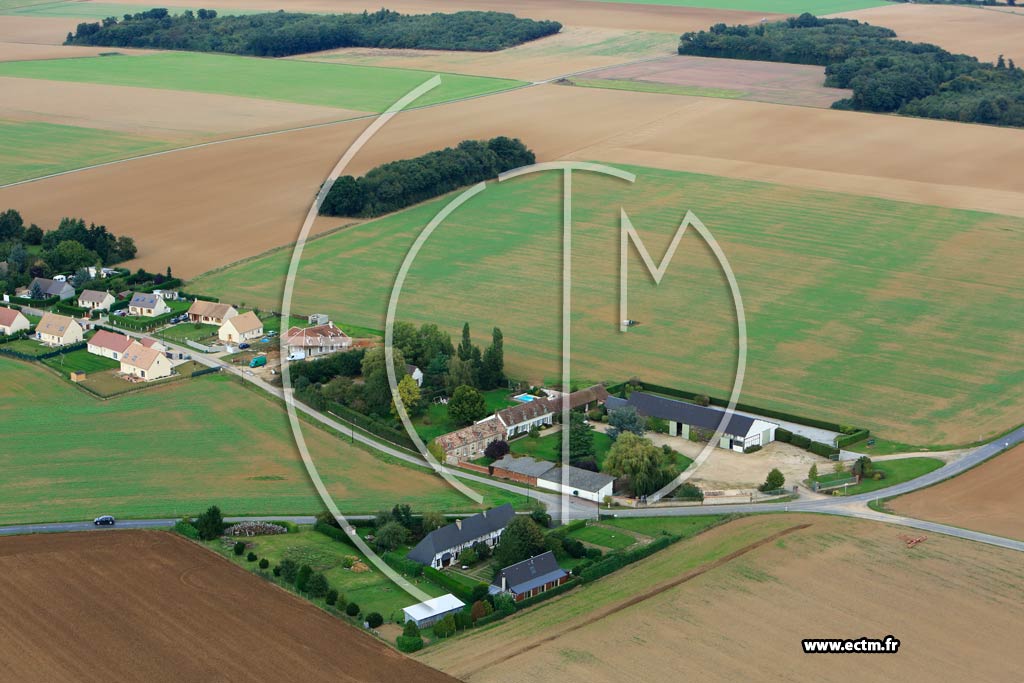 Photo arienne de Jumelles (Le Mesnil Chaudron)