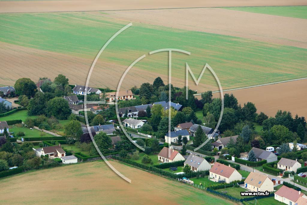 Photo arienne de Jumelles (Le Mesnil Chaudron)