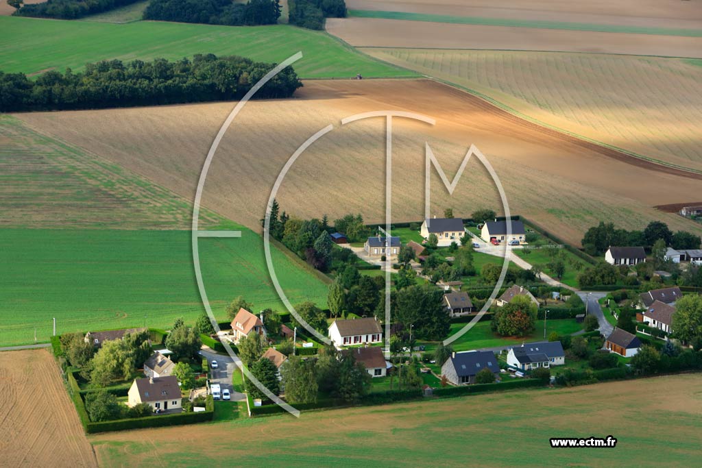 Photo arienne de Jumelles (Le Mesnil Chaudron)