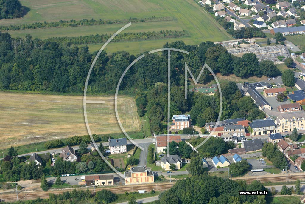 Photo arienne de La Bonneville-sur-Iton