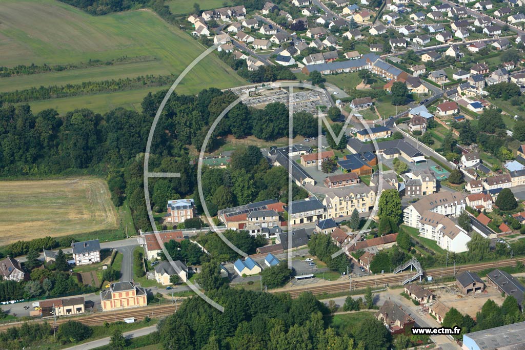 Photo arienne de La Bonneville-sur-Iton