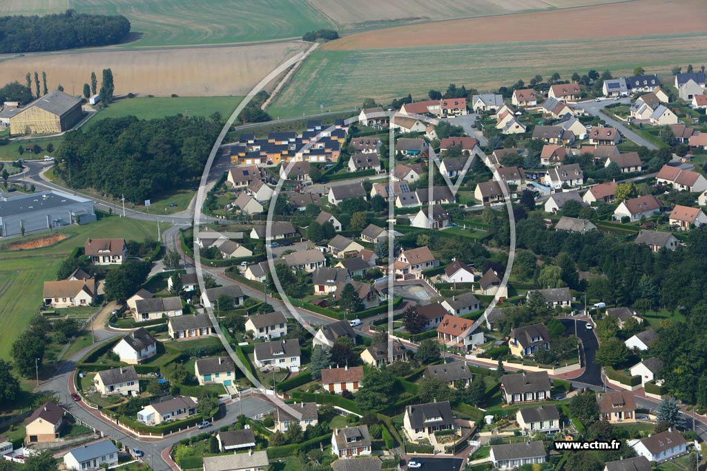Photo arienne de La Bonneville-sur-Iton