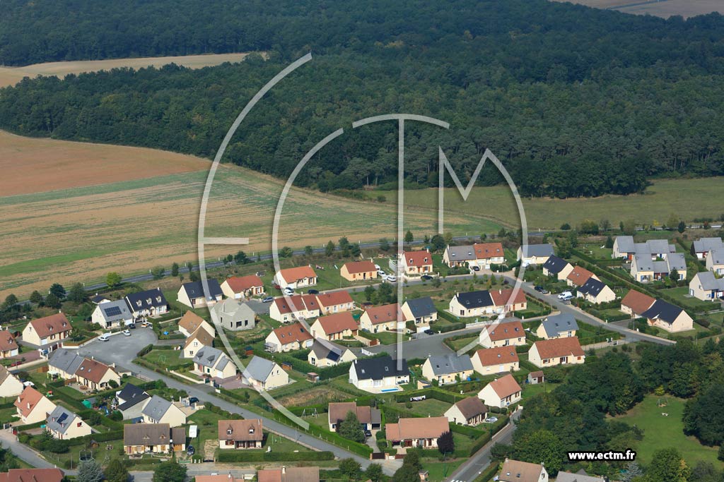 Photo arienne de La Bonneville-sur-Iton