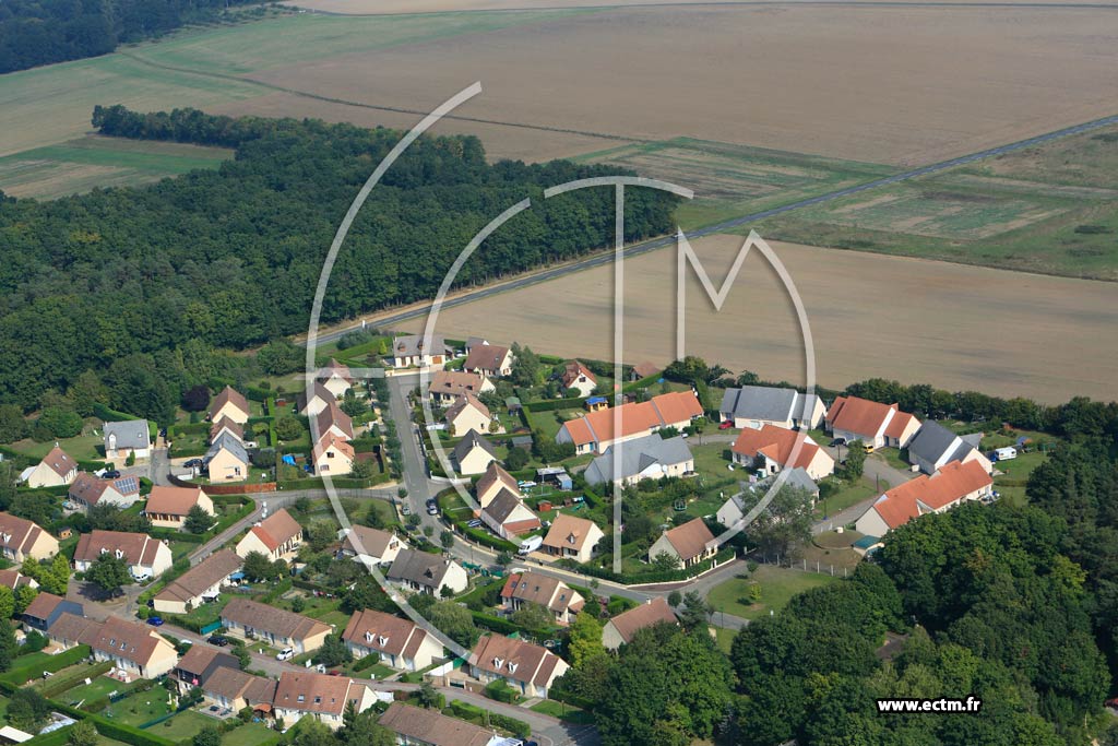 Photo arienne de La Bonneville-sur-Iton