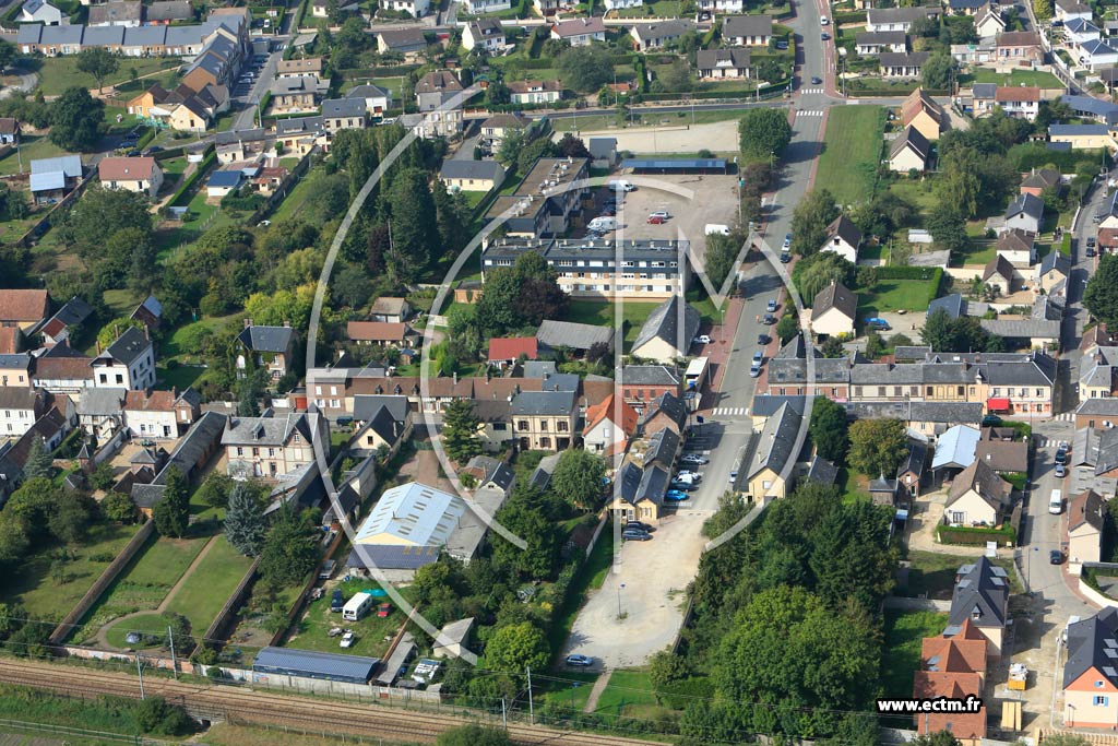 Photo arienne de La Bonneville-sur-Iton