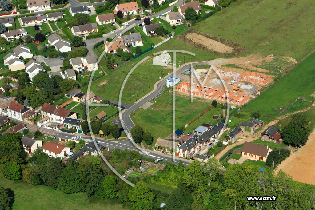 Photo arienne de La Croix-Saint-Leufroy