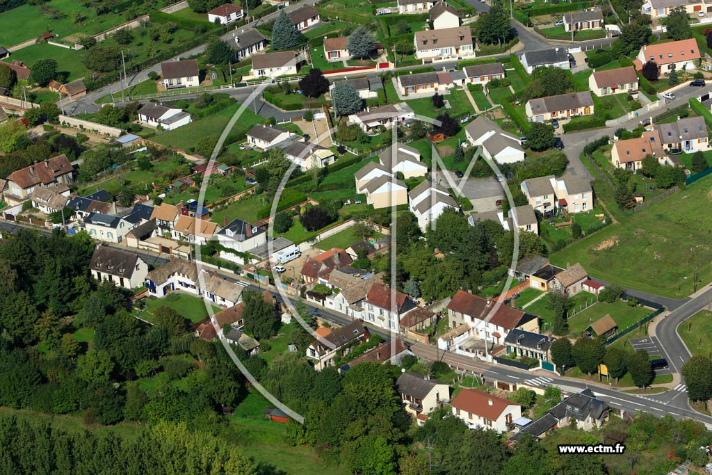 Photo arienne de La Croix-Saint-Leufroy