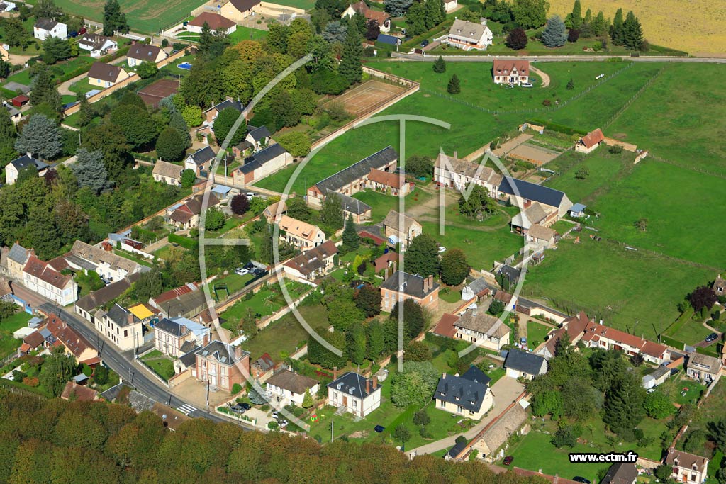 Photo arienne de La Croix-Saint-Leufroy