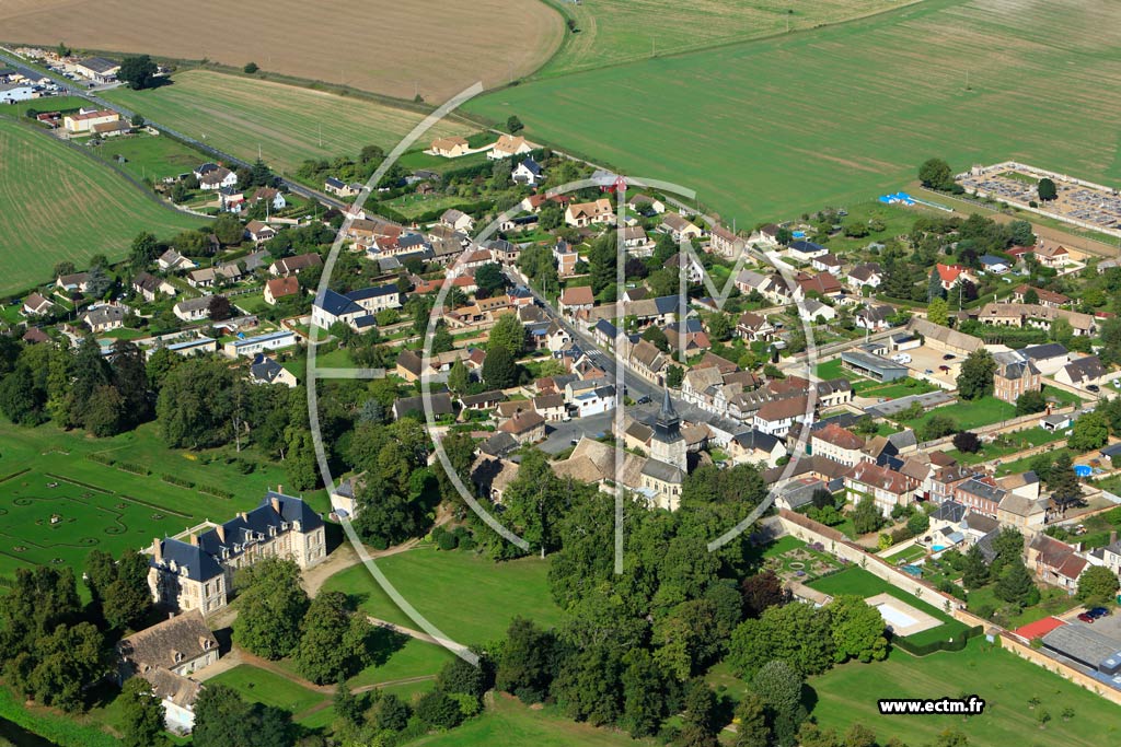 Photo arienne de La Croix-Saint-Leufroy