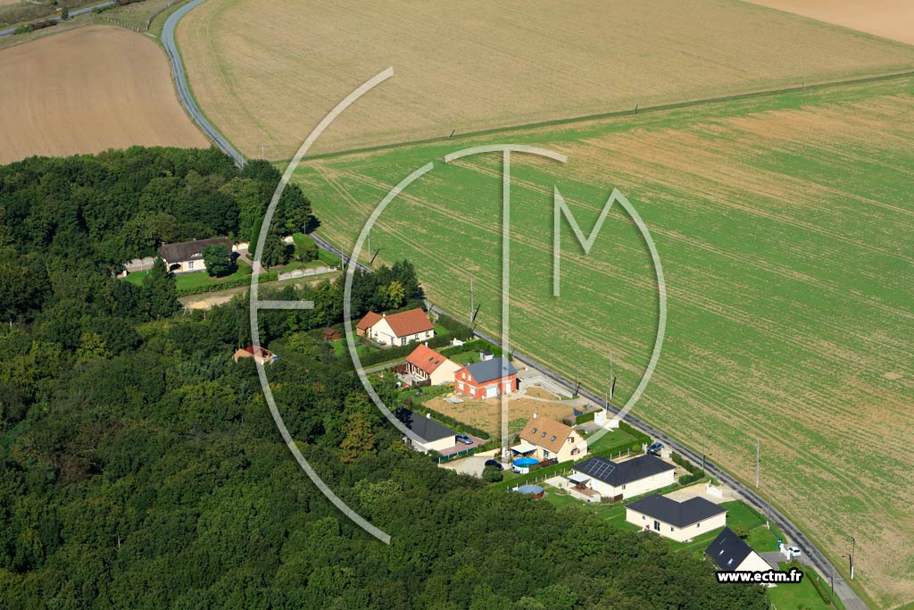 Photo arienne de Le Boulay-Morin (Le Mesnil Doucerain)