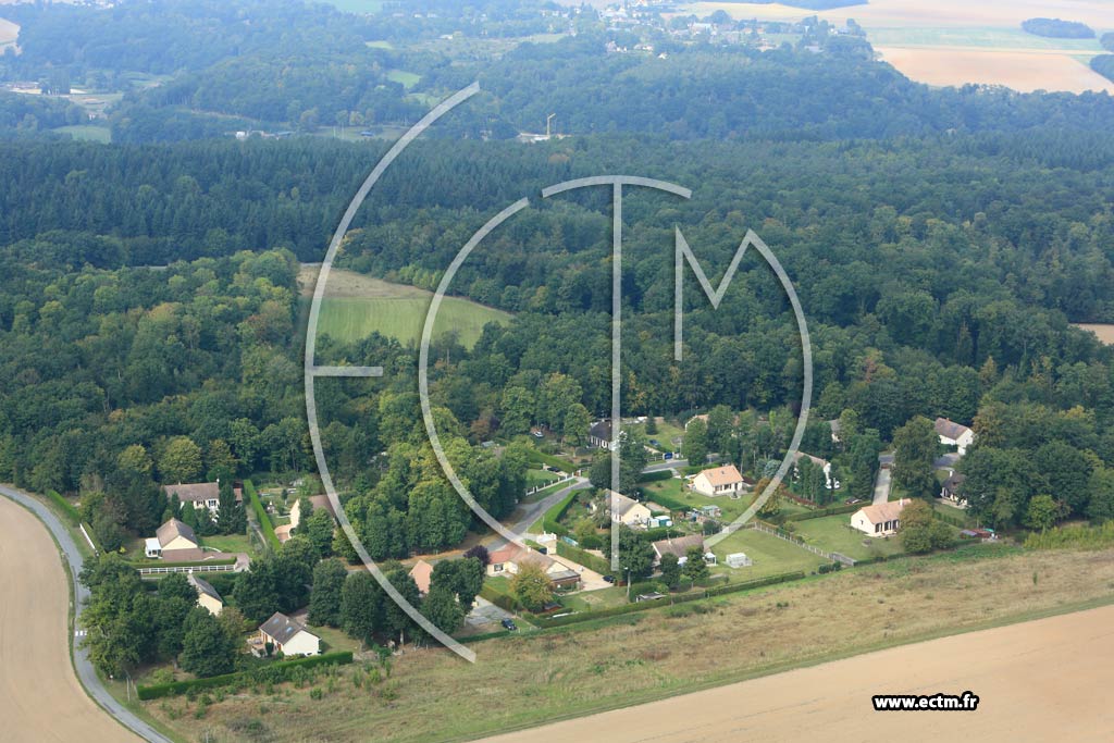 Photo arienne de Le Val Dor - Le Fresne (Lotissement les Bois de Heurteloup)