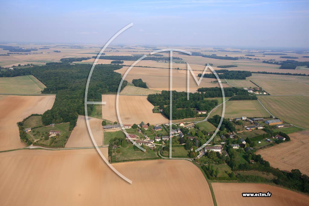 Photo arienne de Le Roncenay-Authenay (La Gaudre)