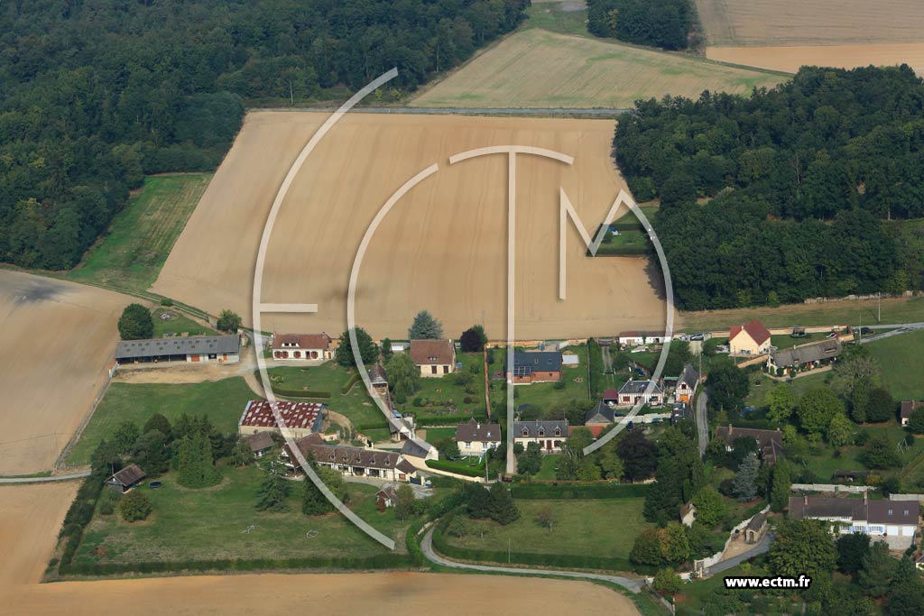 Photo arienne de Le Roncenay-Authenay (La Gaudre)
