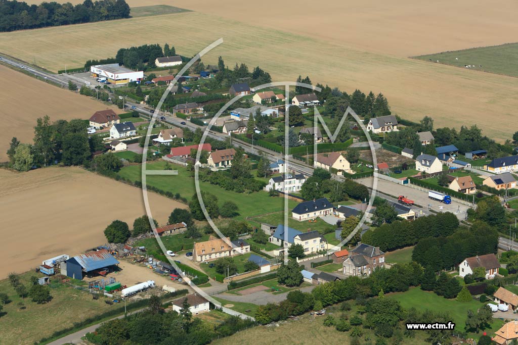 Photo arienne de Le Tremblay-Omonville