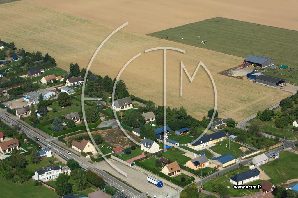Photo arienne de Le Tremblay-Omonville