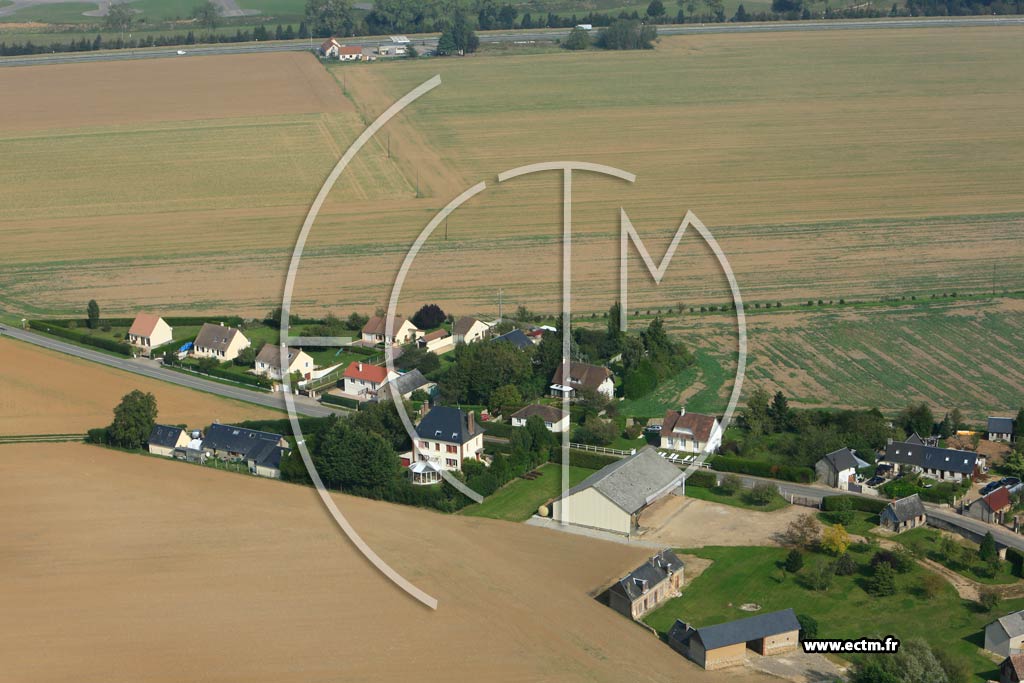 Photo arienne de Le Vieil-vreux (Saint-Aubin du Vieil vreux)