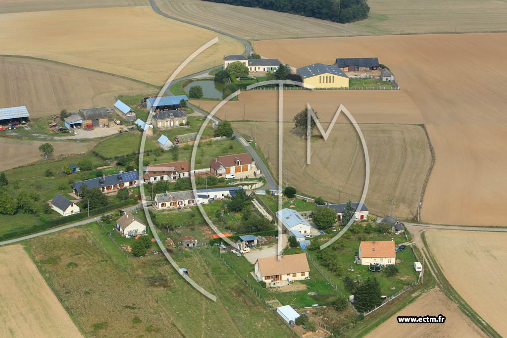 Photo arienne de Les Essarts (Arpentigny)