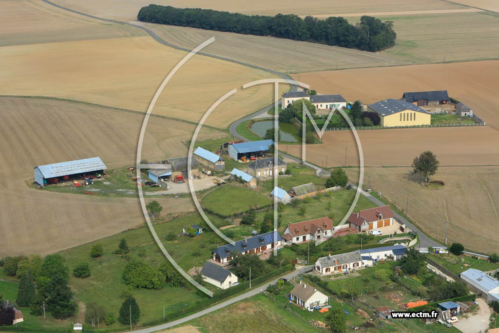 Photo arienne de Les Essarts (Arpentigny)