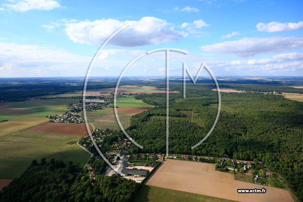 Photo arienne de Les Ventes