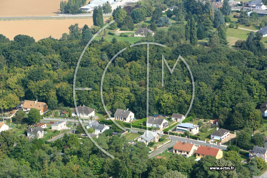 Photo arienne de Louversey (La Suisse Conchoise)