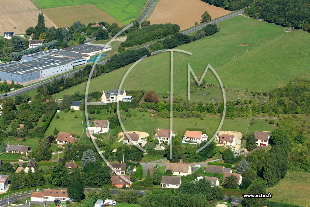 Photo arienne de Normanville (Car)