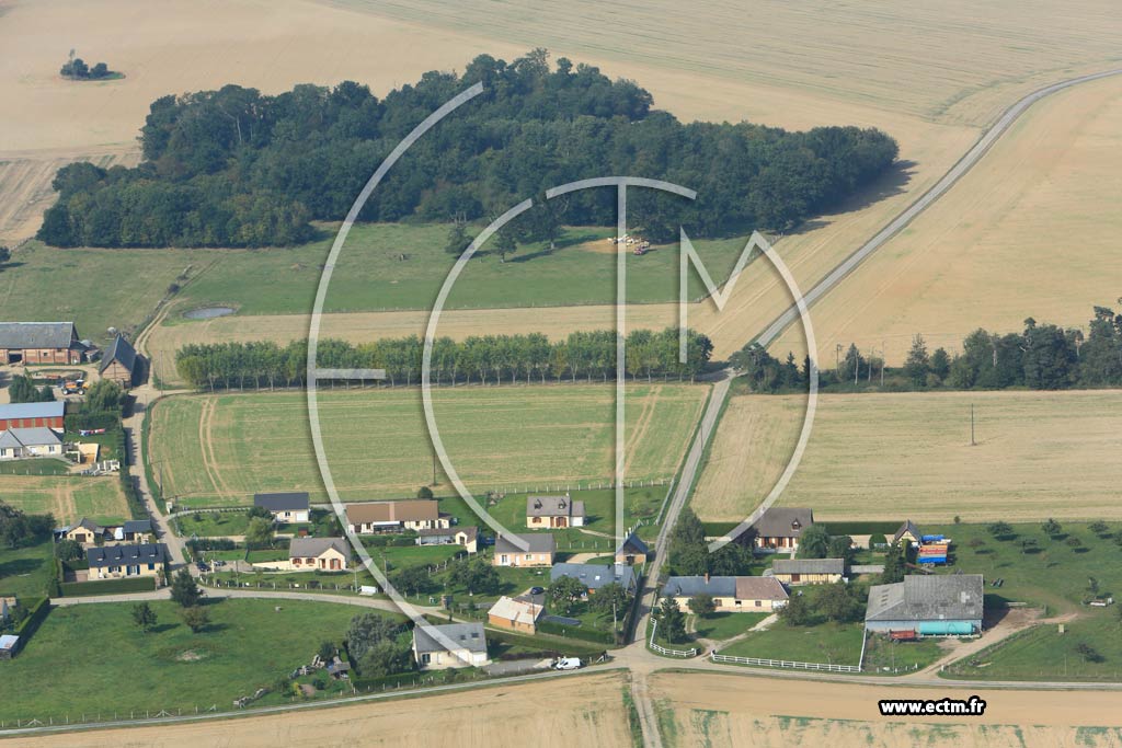 Photo arienne de Quittebeuf (Boslon)