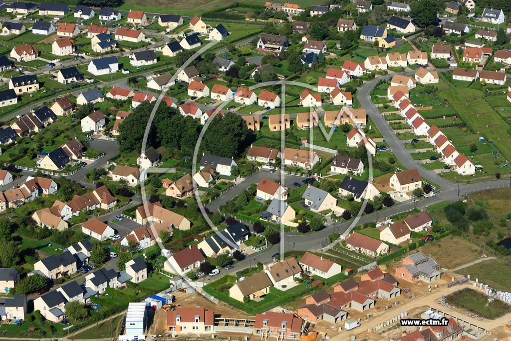 Photo arienne de Saint-Sbastien-de-Morsent (Quartier de la Rue de la Garenne)