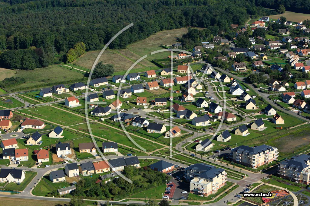 Photo arienne de Saint-Sbastien-de-Morsent (Quartier Rue de la Briquetterie)