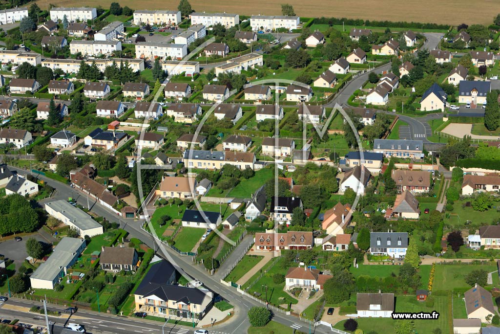 Photo arienne de Saint-Sbastien-de-Morsent (Quartier Rue de la Croix Blanche)