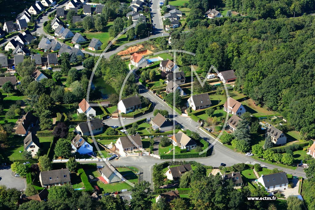 Photo arienne de Saint-Sbastien-de-Morsent (Quartier Rue du Bocage)
