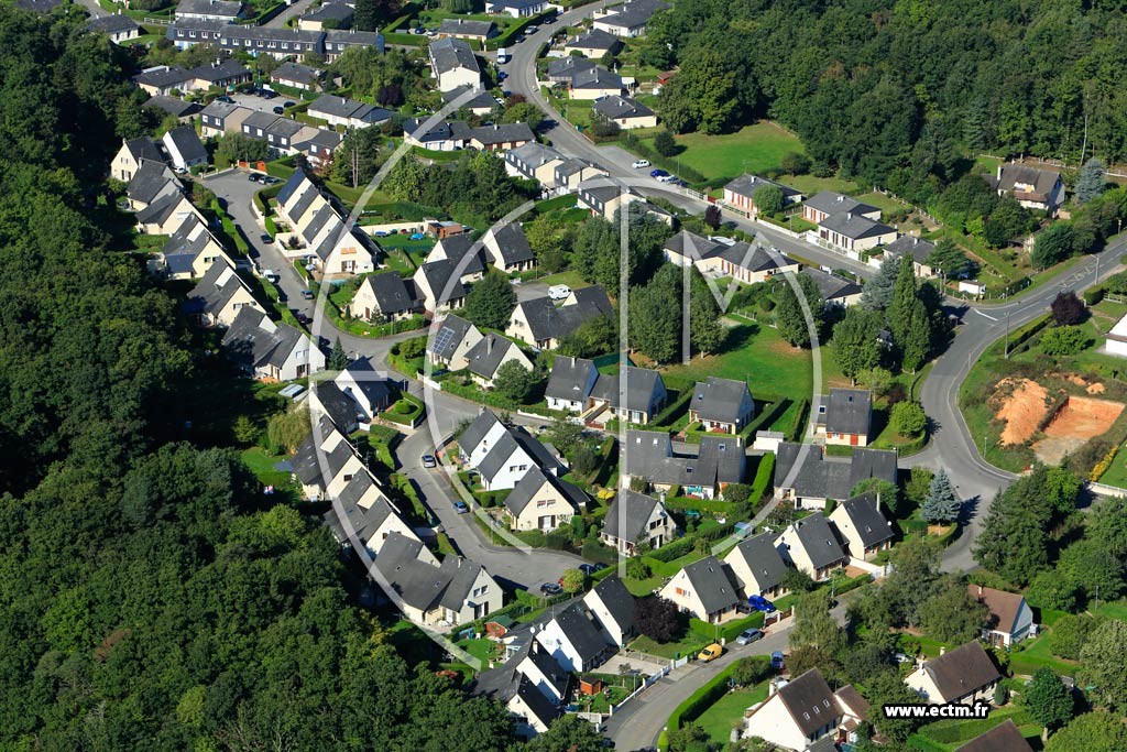 Photo arienne de Saint-Sbastien-de-Morsent (Quartier Rue du Bois Gencelin)