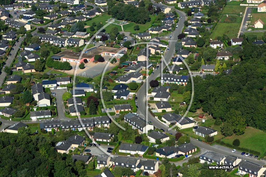 Photo arienne de Saint-Sbastien-de-Morsent (Quartier Rue du Bois Gencelin)